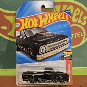 HotWheels Black '67 Chevy Truck Diecast